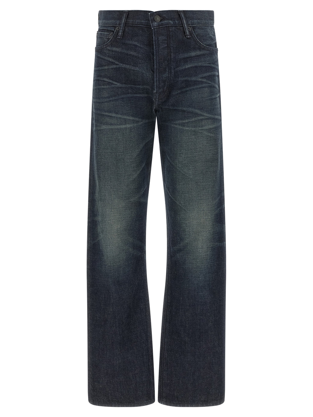 Blue Cotton Jeans Denim