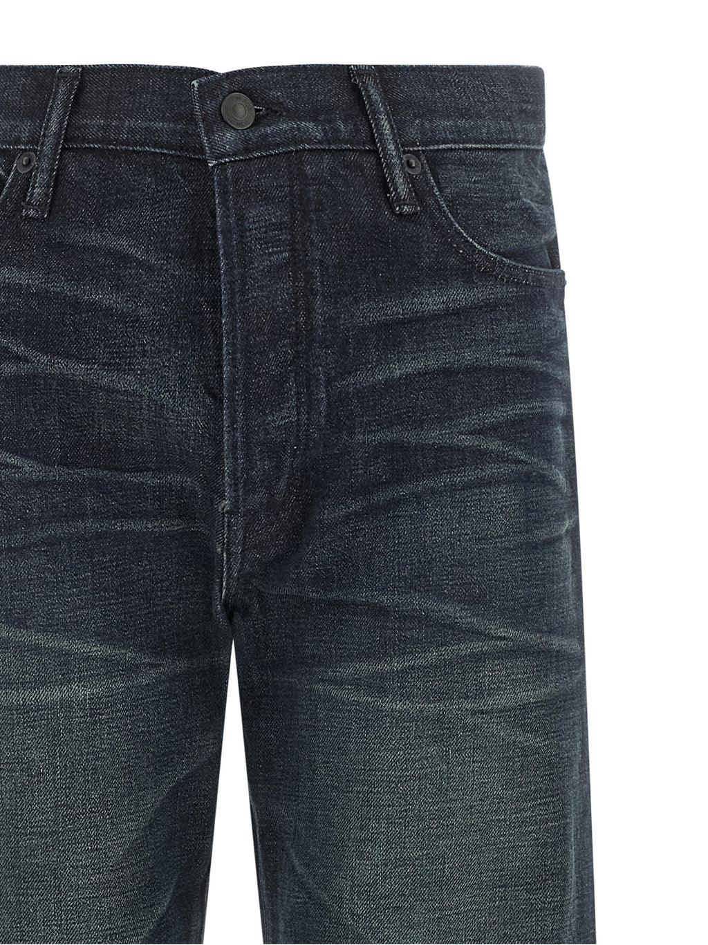 Blue Cotton Jeans Denim