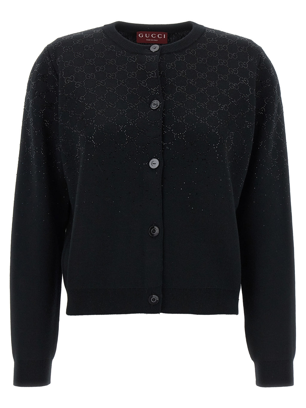 Black Wool Cardigan