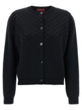 Black Wool Cardigan