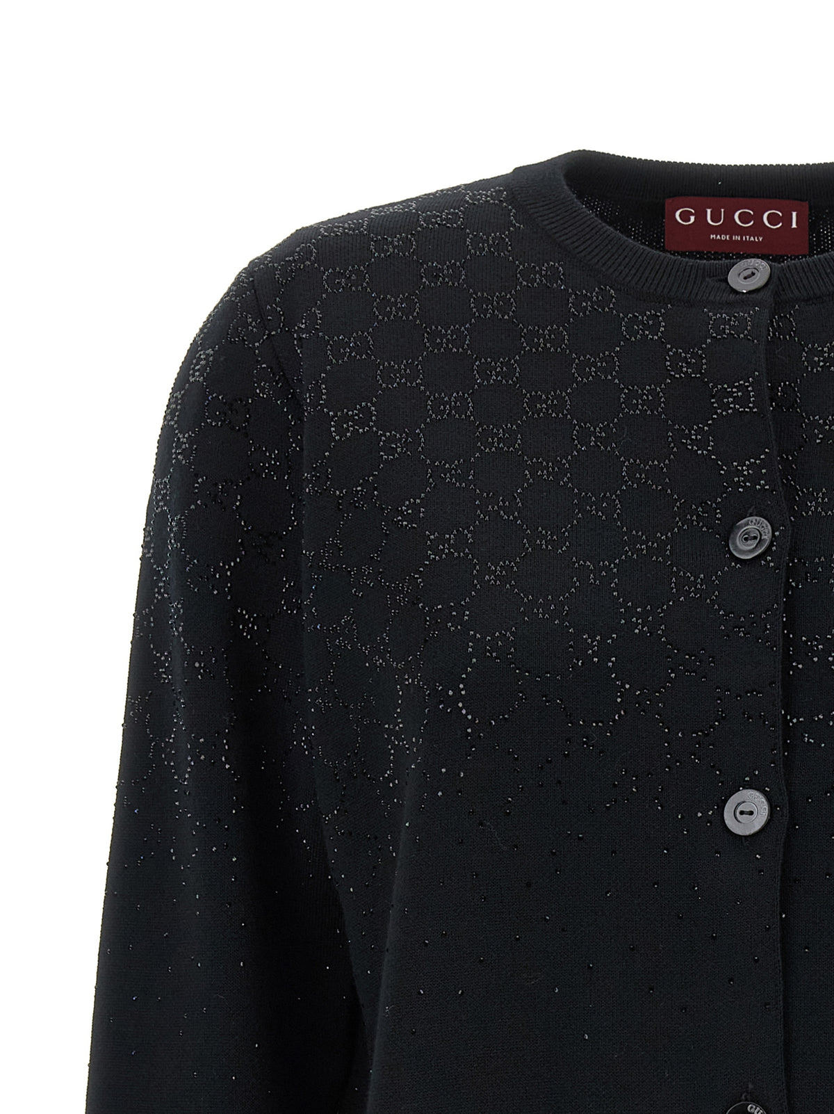 Black Wool Cardigan