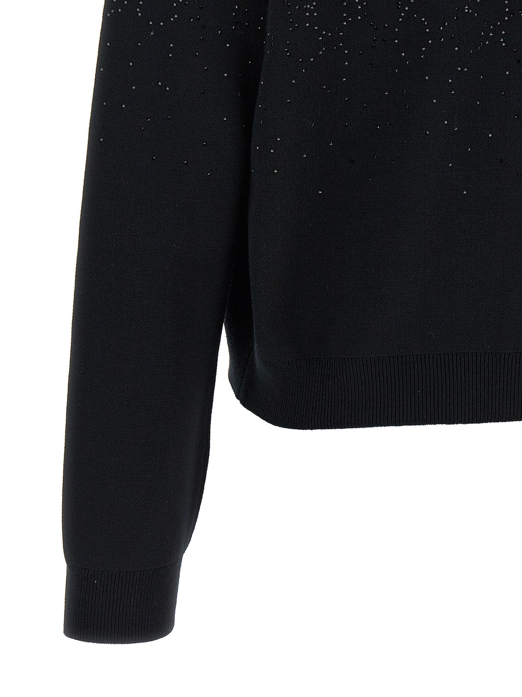 Black Wool Cardigan