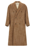 Brown Virgin Wool Coat