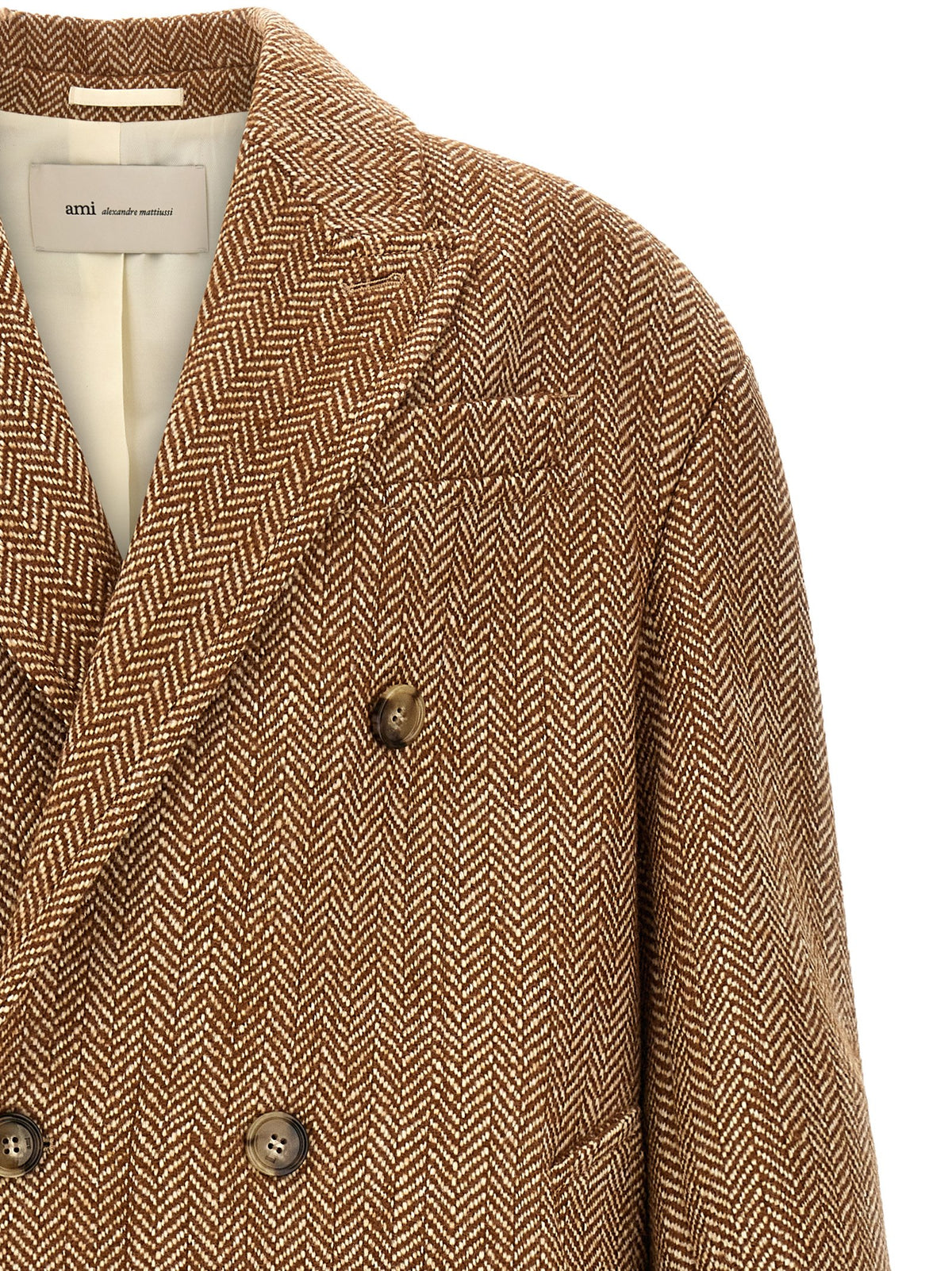 Brown Virgin Wool Coat