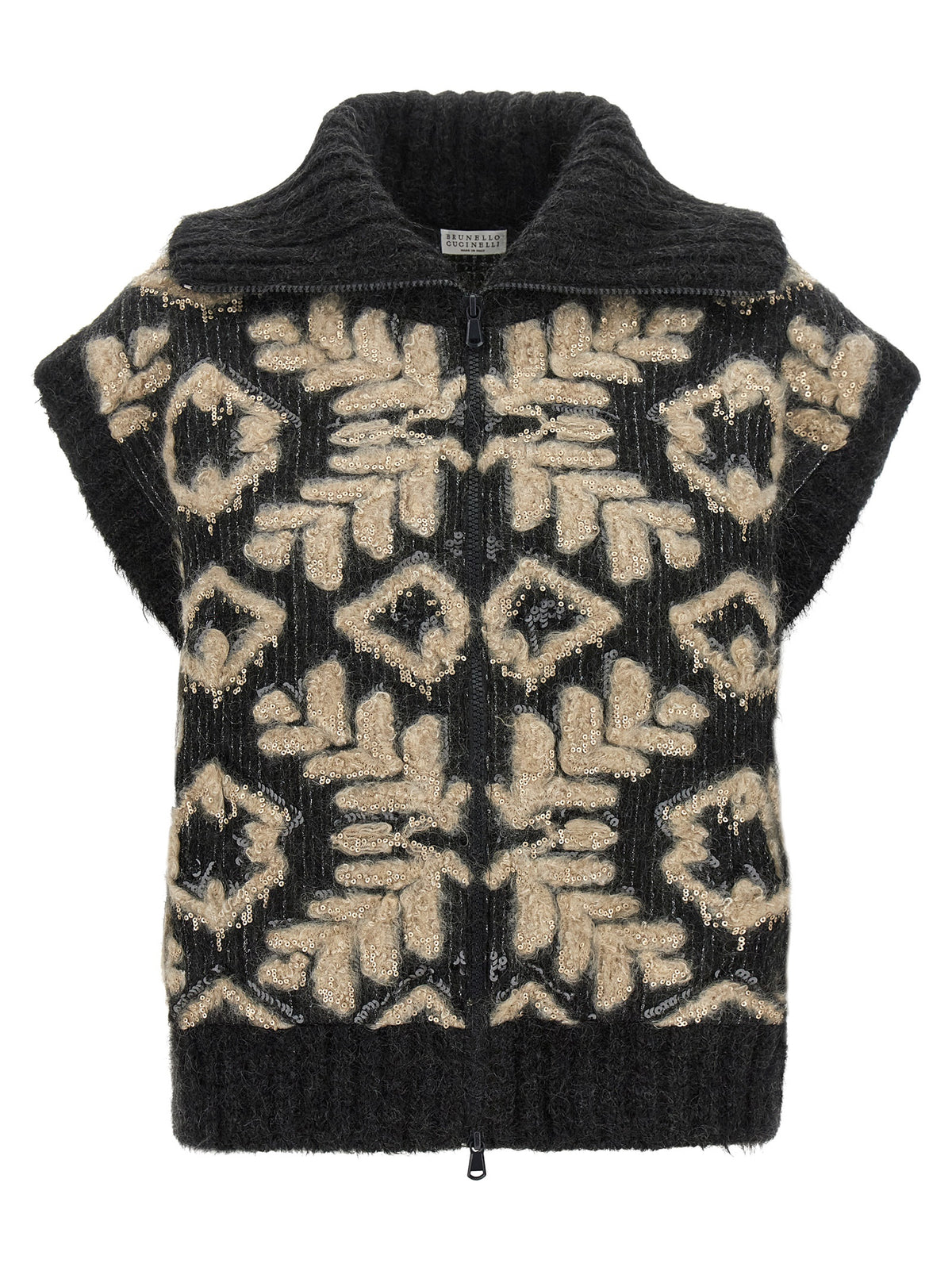 Gray Wool Cardigan