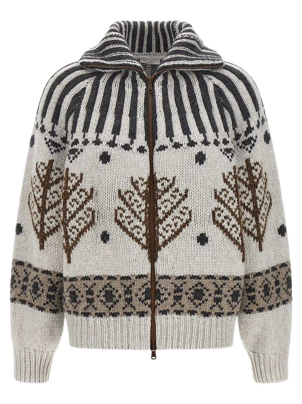 Multicolor Cashmere Cardigan