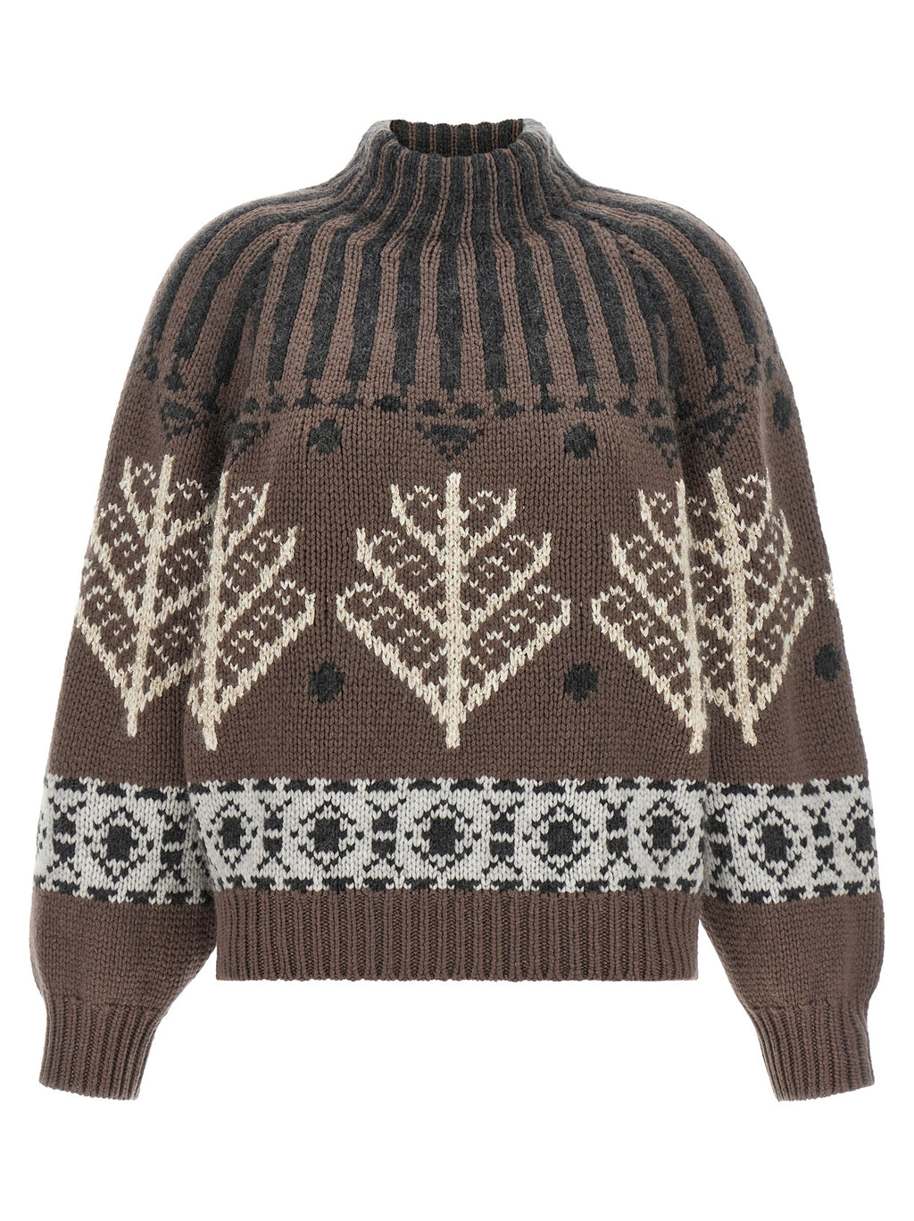 Brown Cashmere Cardigan