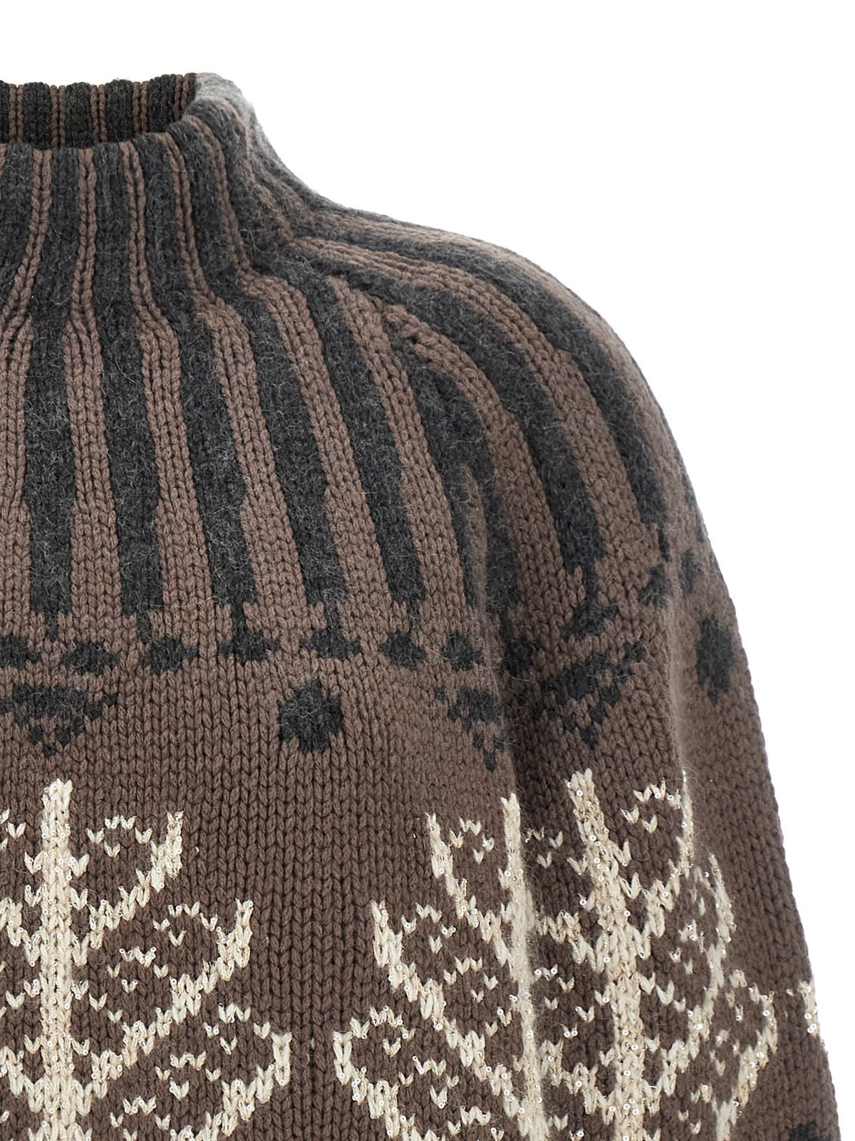 Brown Cashmere Cardigan