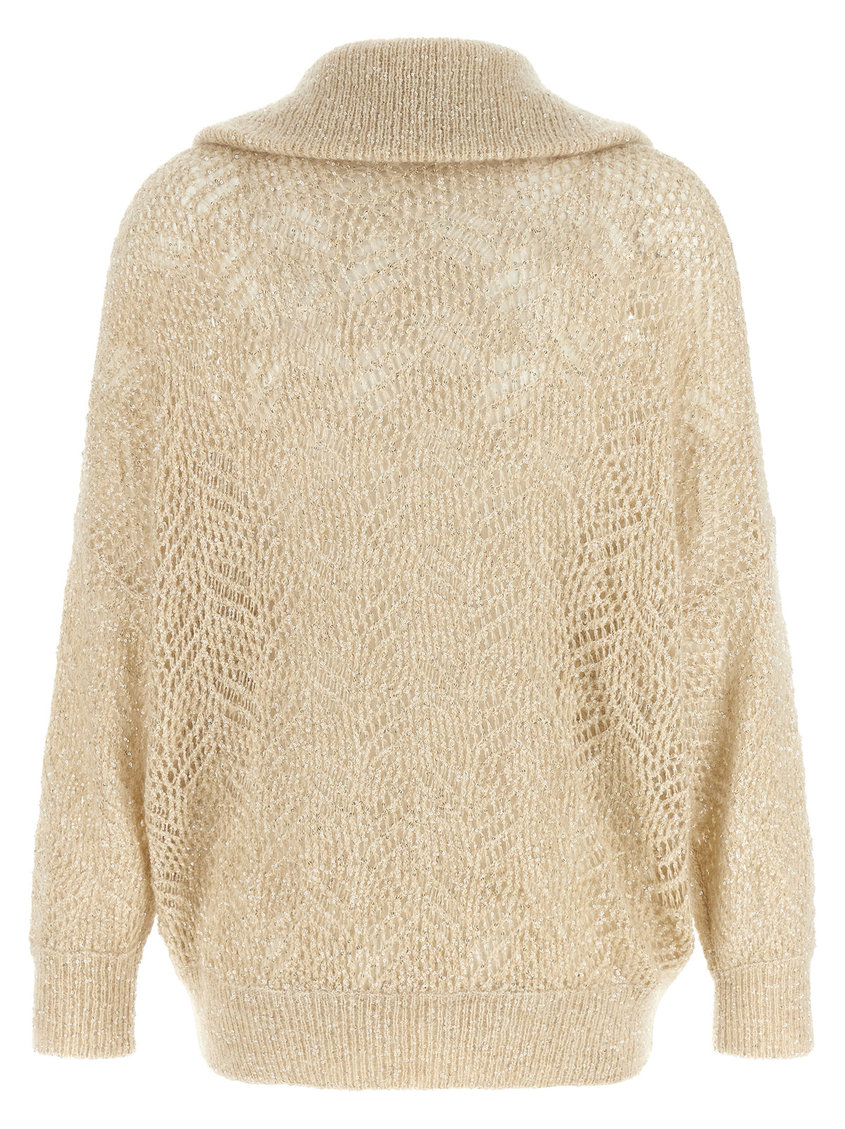 Beige Polyamide Cardigan