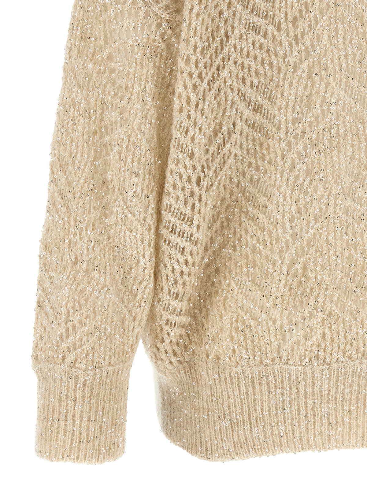 Beige Polyamide Cardigan