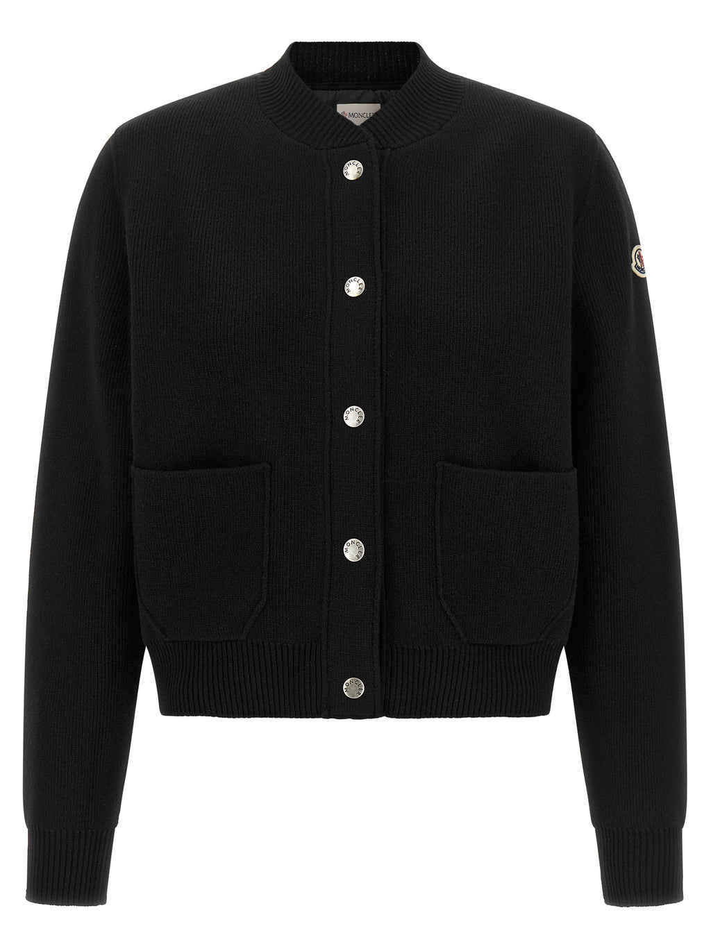 Black Polyamide Cardigan