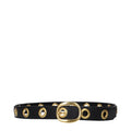 Black Leather Regular Belt