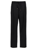 Black Wool Casual Pants
