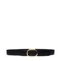 Black Leather Regular Belt
