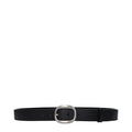 Black Leather Regular Belt