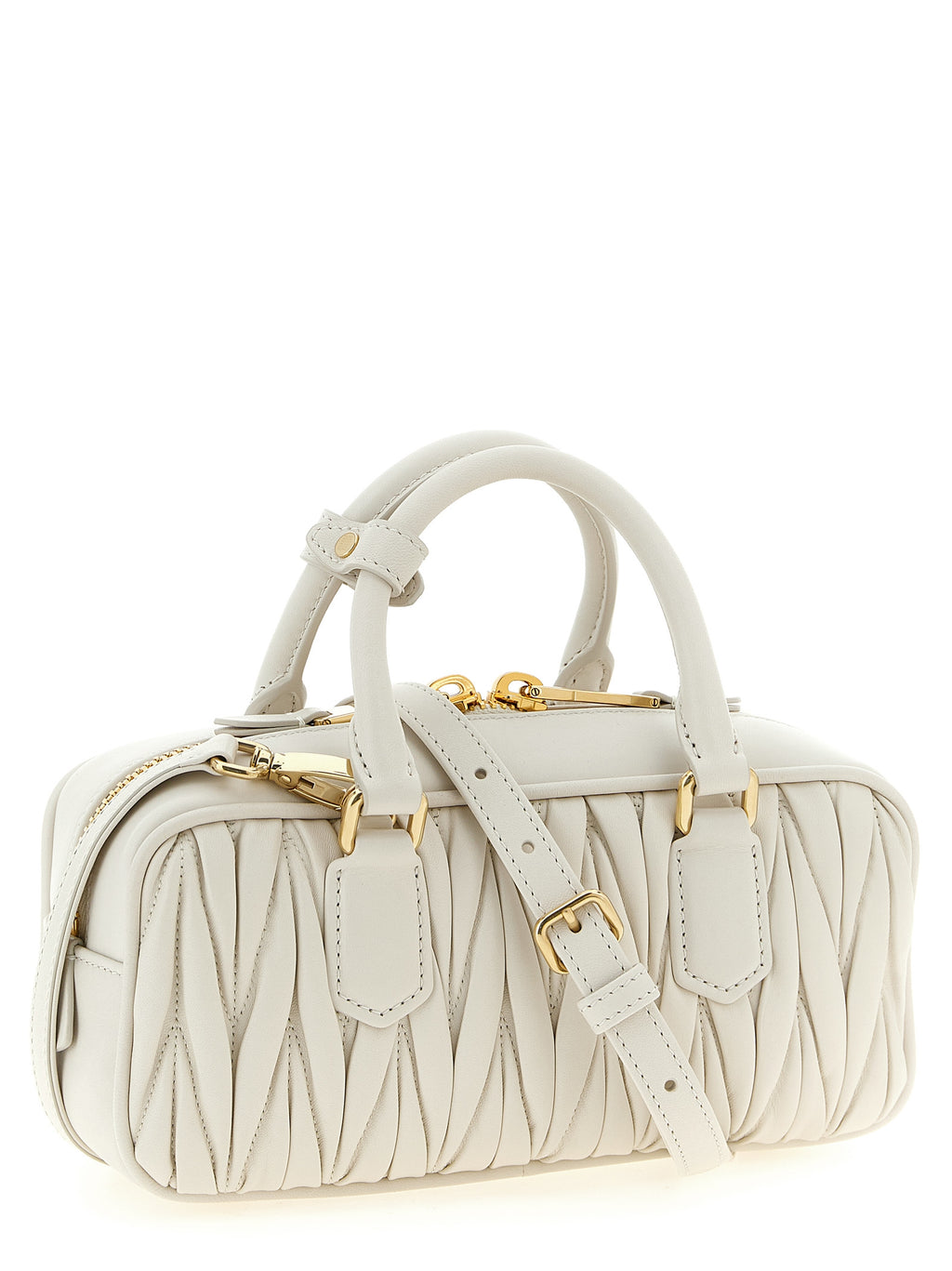White Leather Handbag
