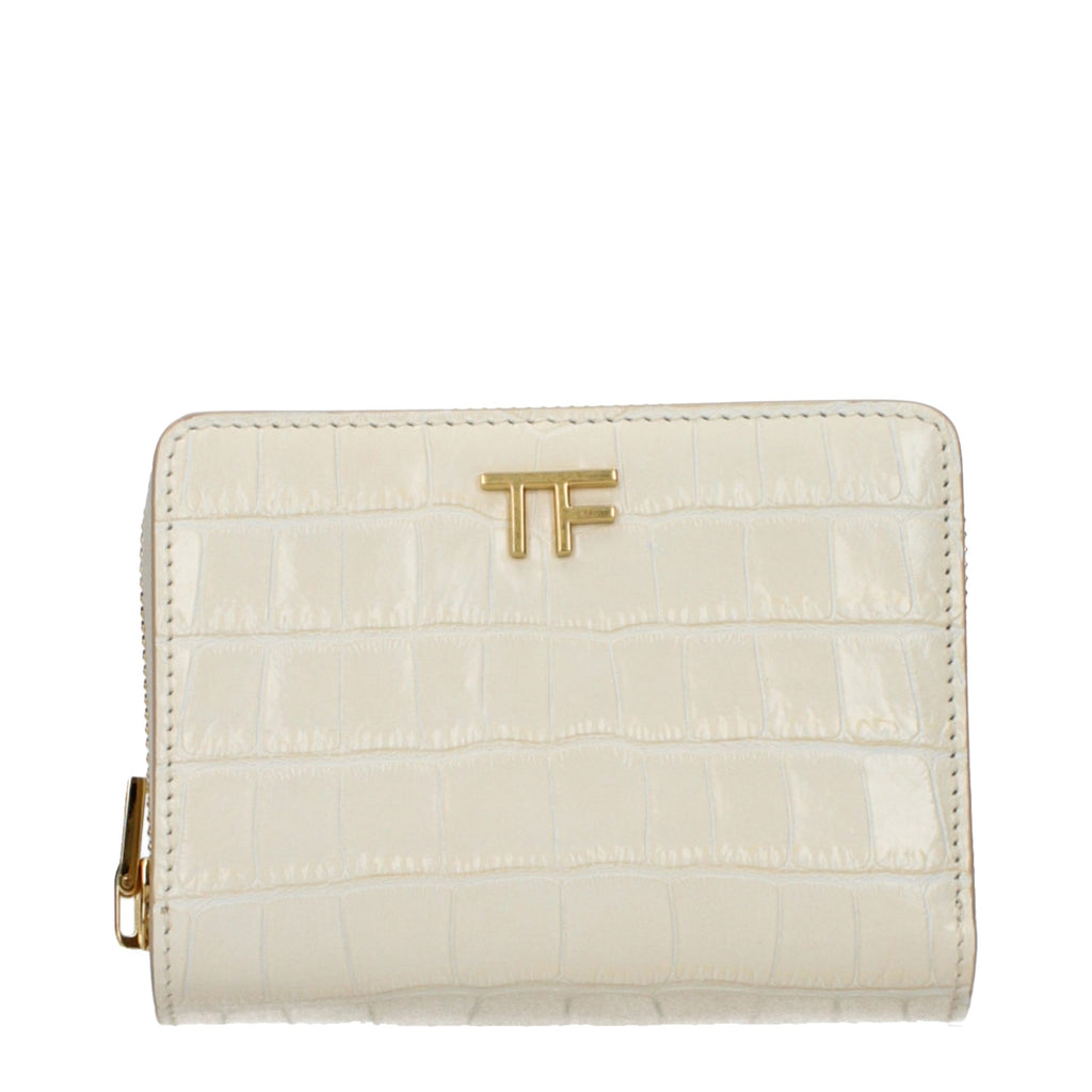 Beige Leather Wallet