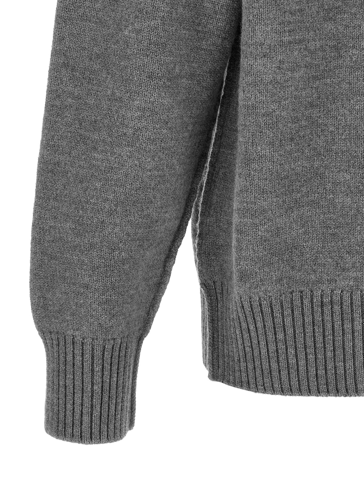 Gray Wool Cardigan