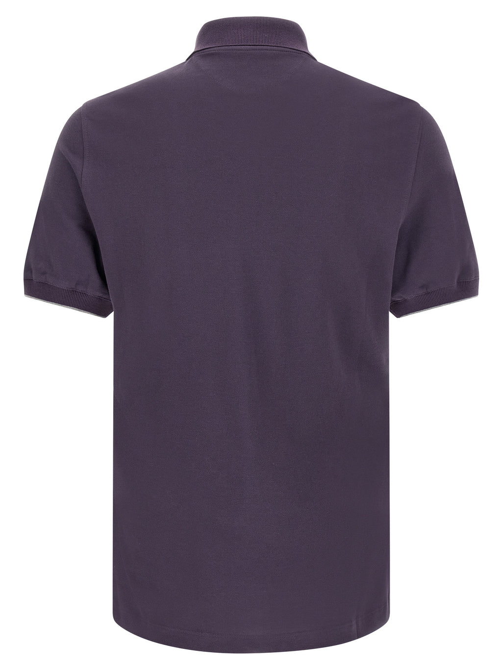 Purple Cotton Polo Shirt