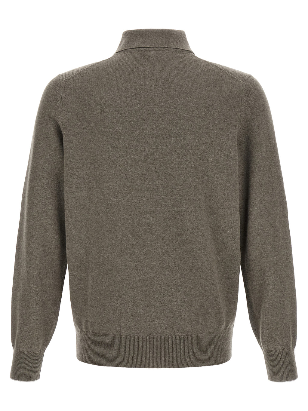 Bicolor Cashmere Polo Shirt