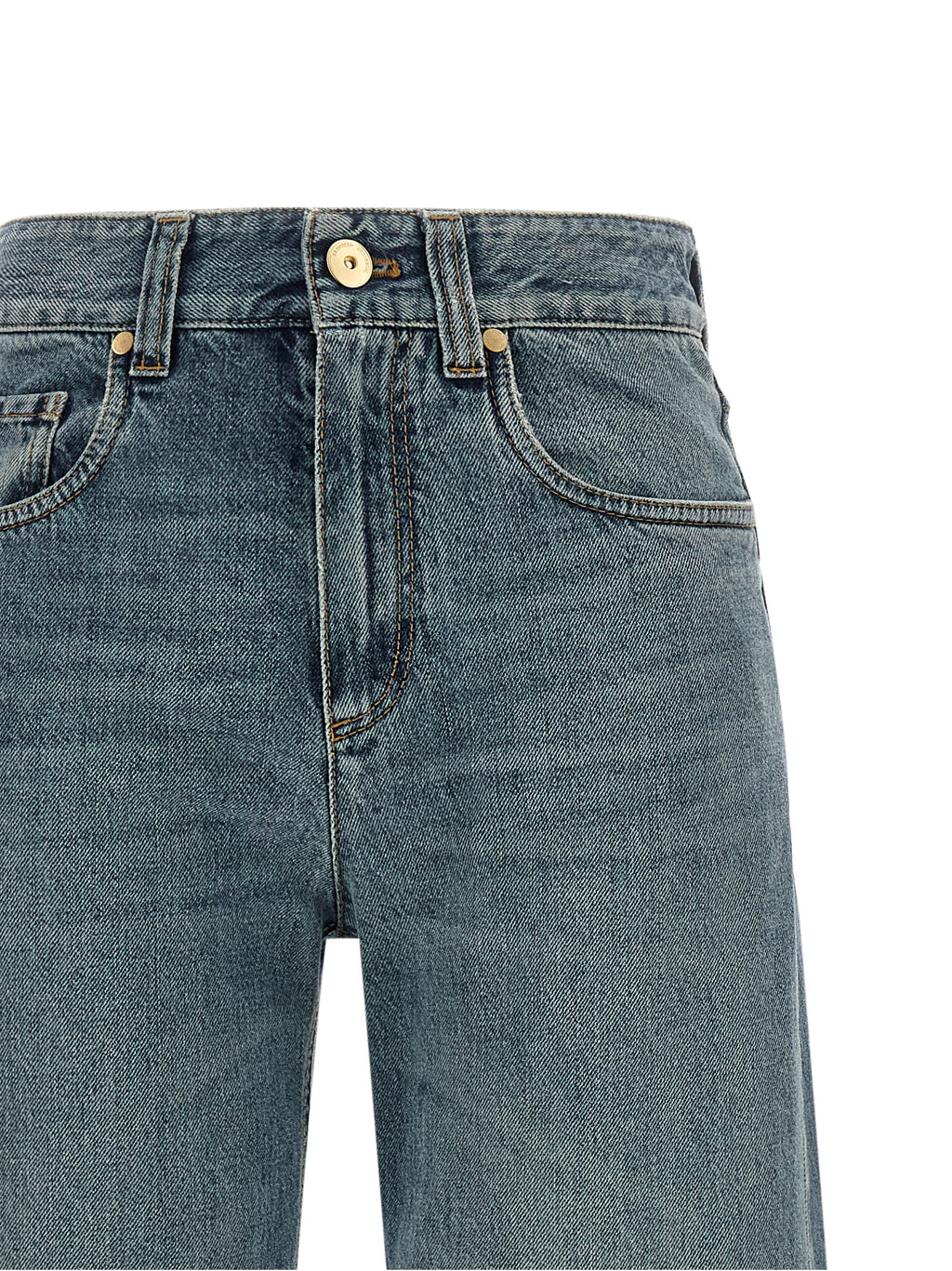 Blue Cotton Jeans Denim
