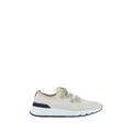 White Cotton Athletic Sneakers
