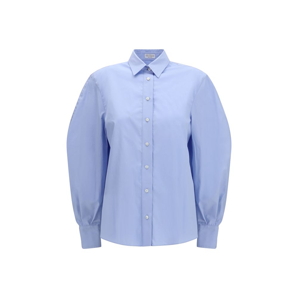 Blue Cotton Blouse