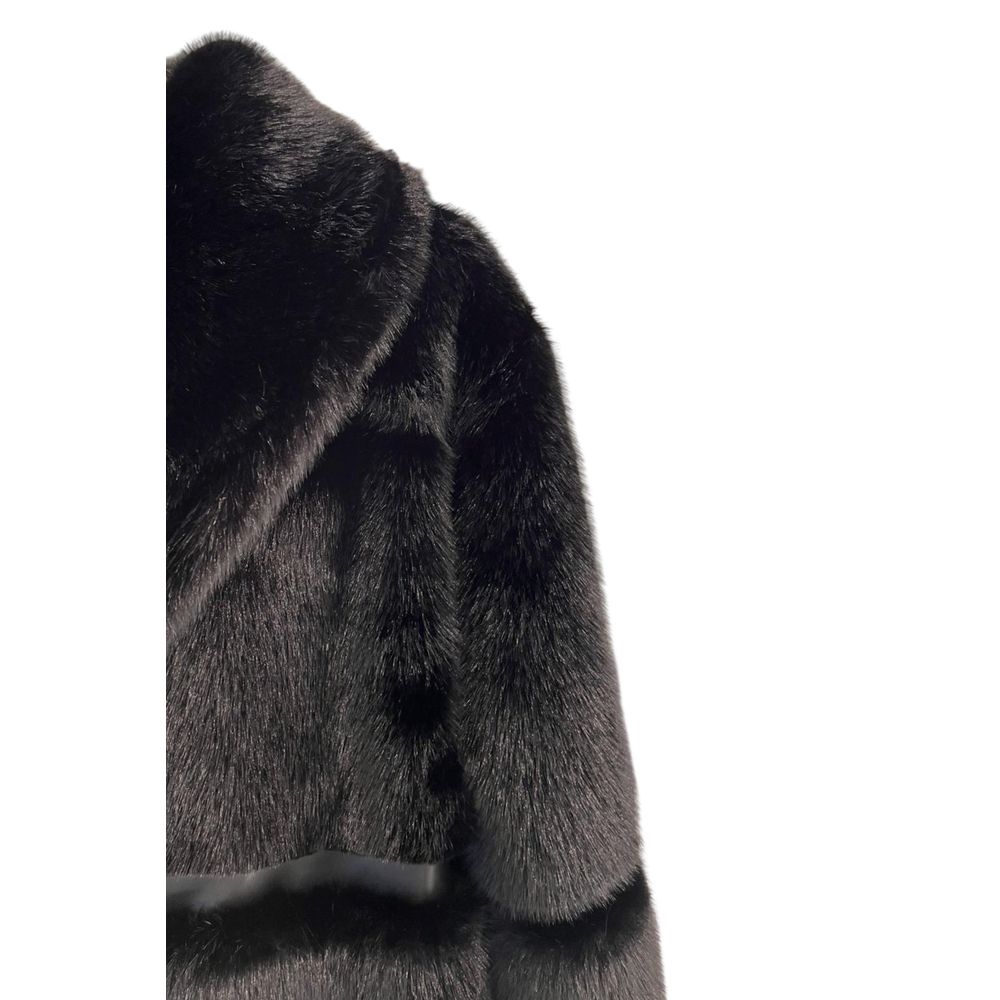 Black Polyester Women's Jacket