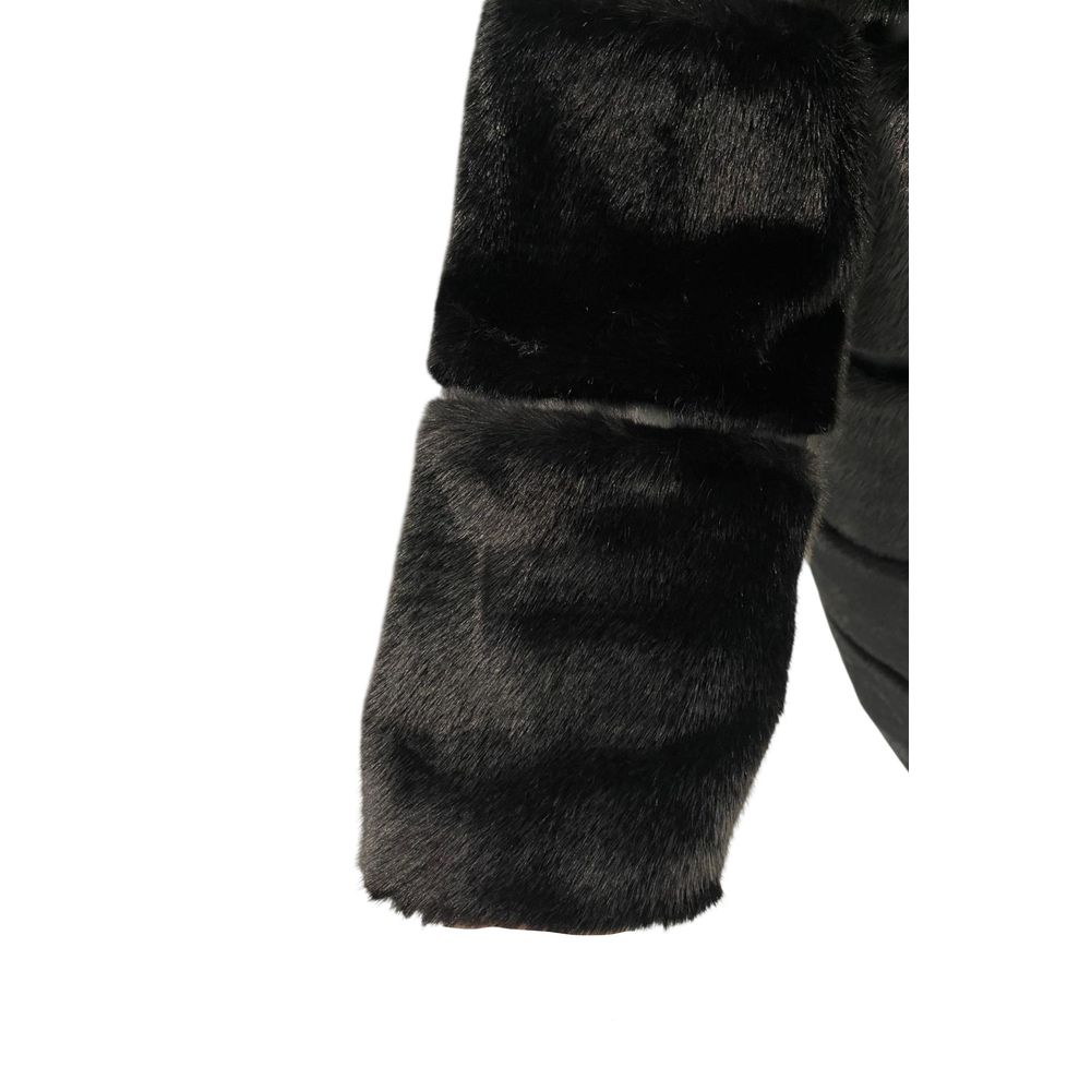 Black Polyester Women's Jacket