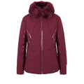 Red Nylon Women Jacket