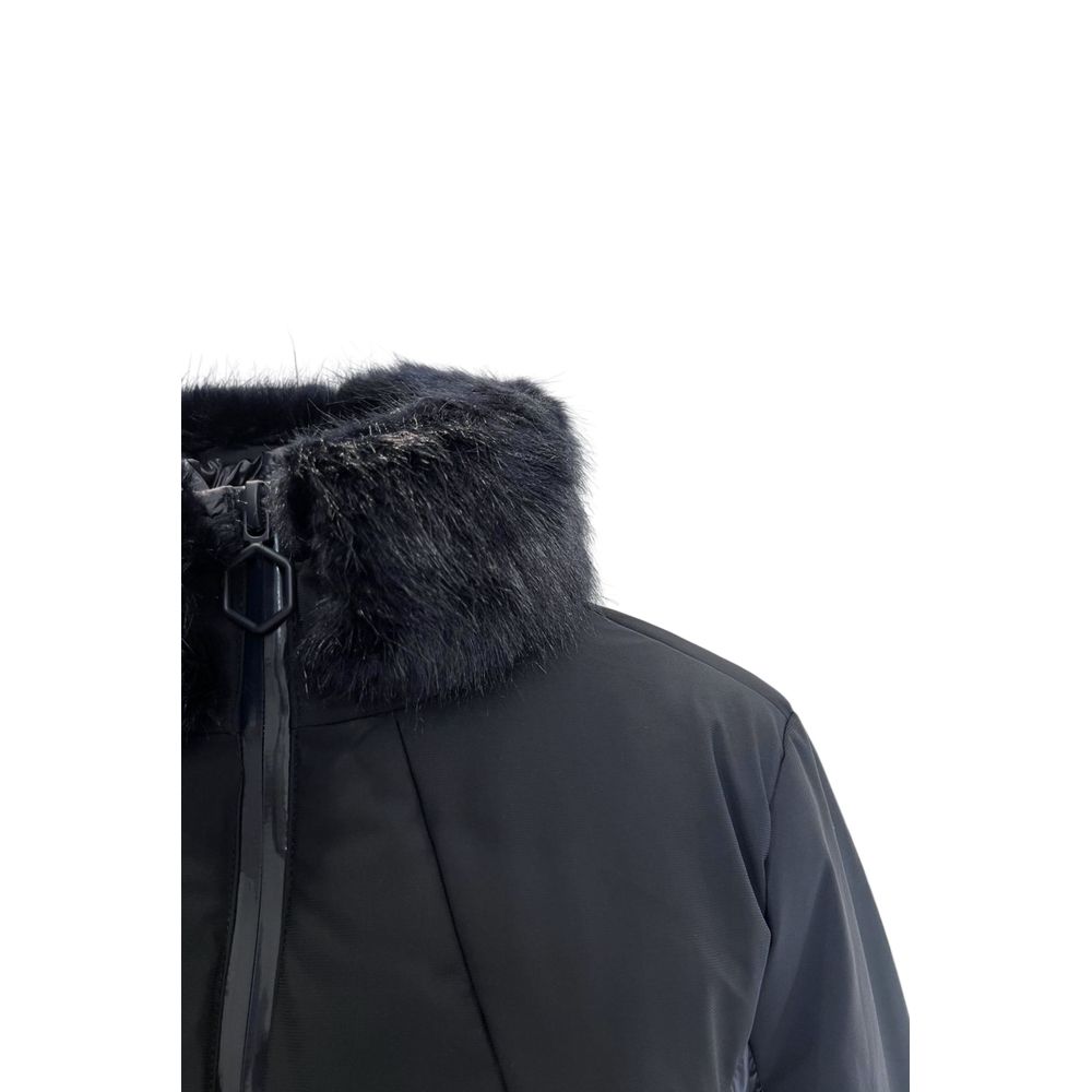 Blue Nylon Women Jacket