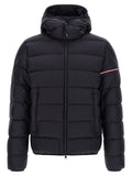 Blue Polyamide Full-Length Jacket