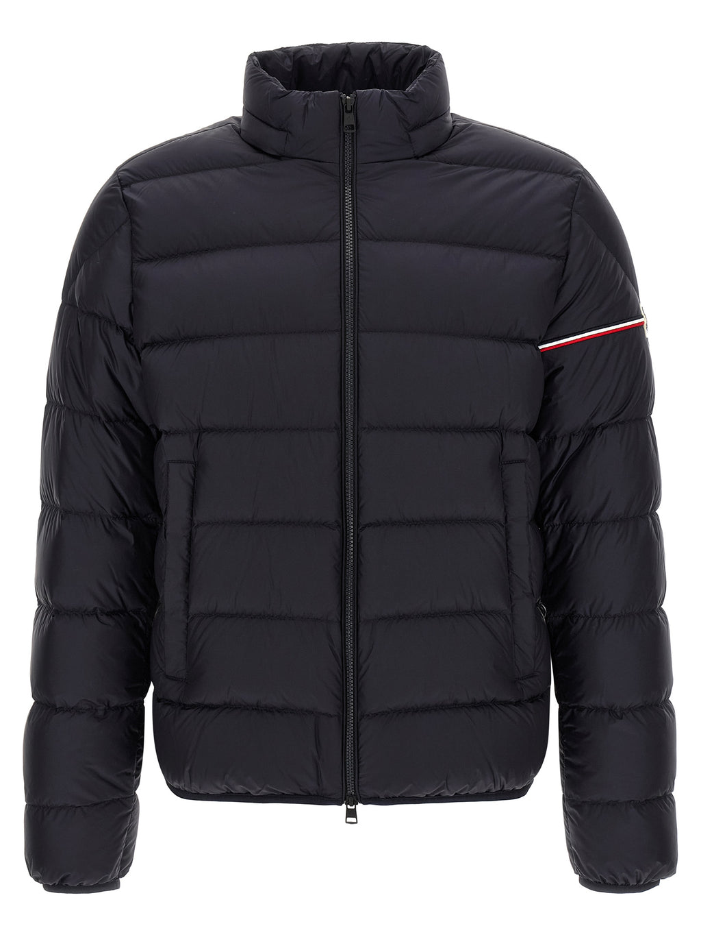 Blue Polyamide Full-Length Jacket