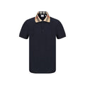 Blue Cotton Polo Shirt