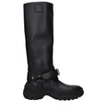 Black Leather Boots