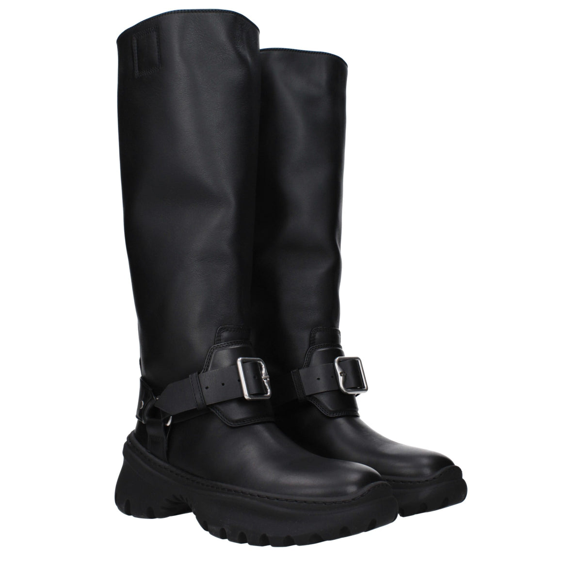 Black Leather Boots