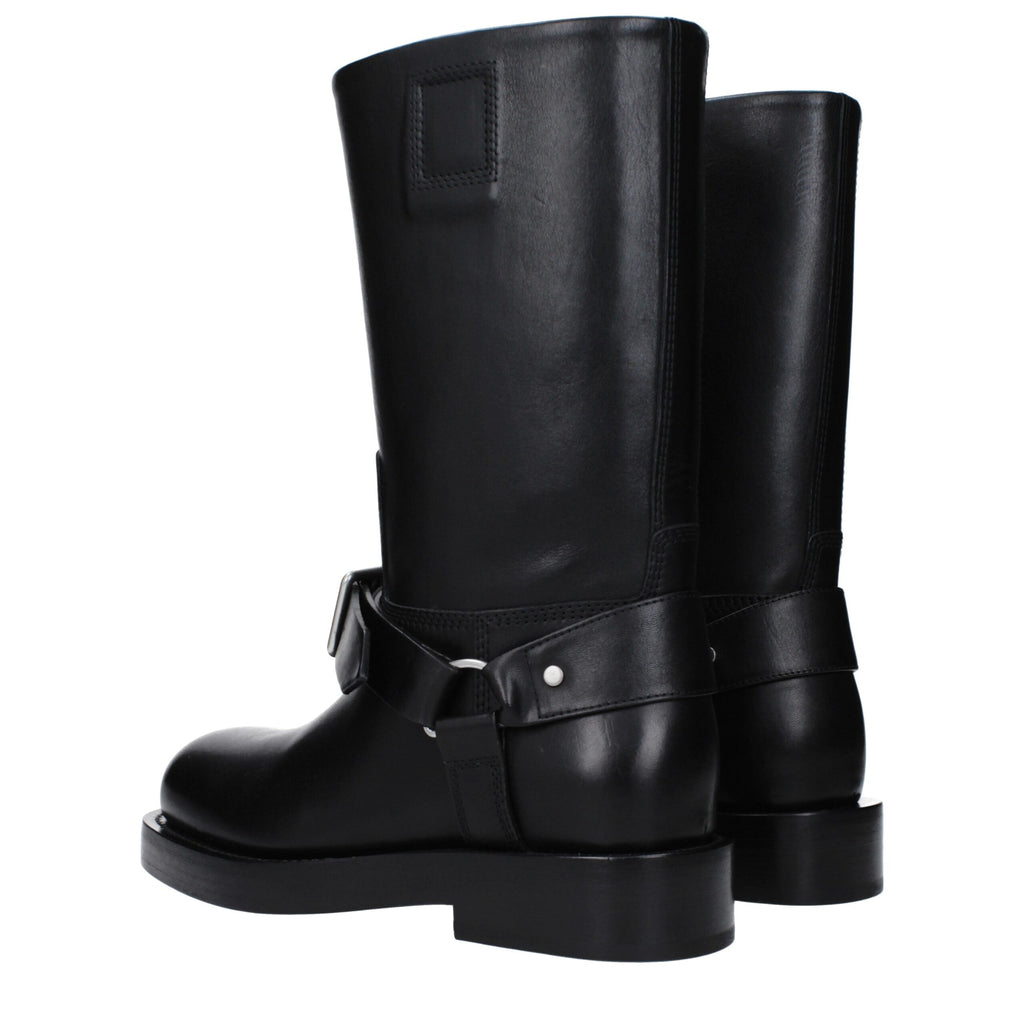 Black Leather Boots