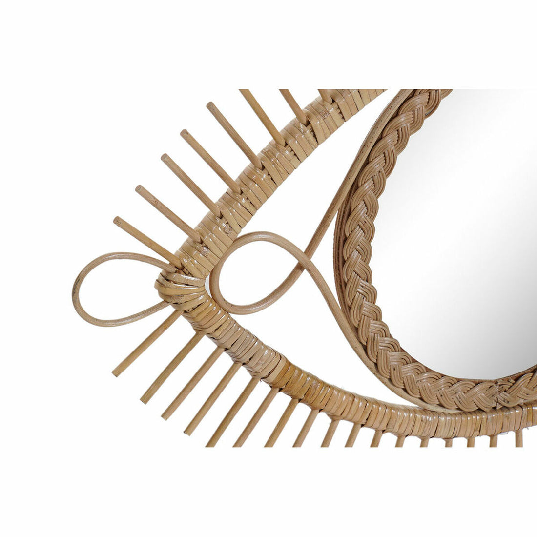 Rattan Eye Wall Mirror