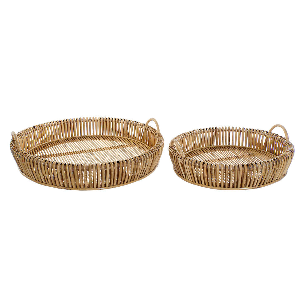Large Woven Trays – Set of 2