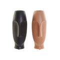 Ceramic Face Vase – Grey & Blush