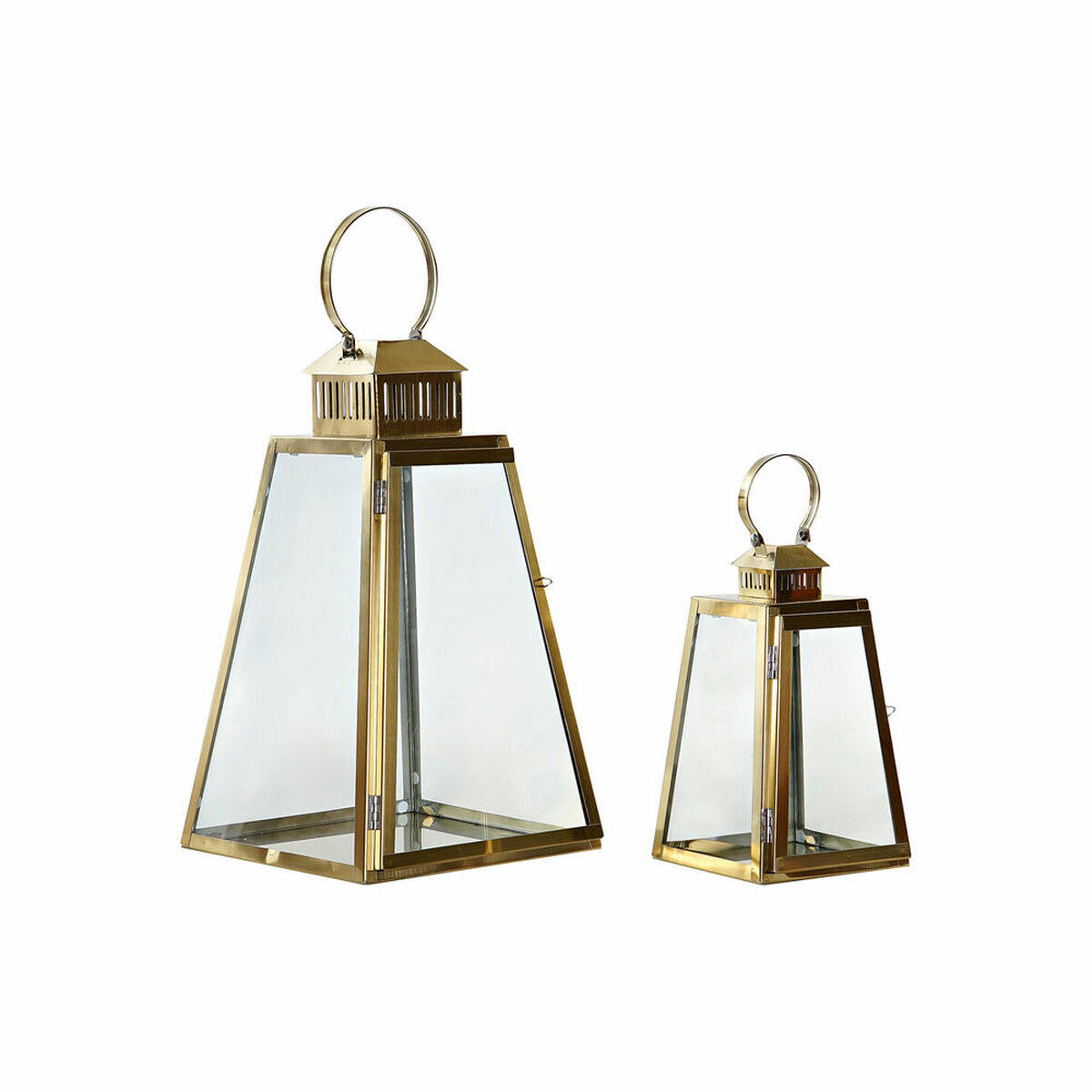 Lucerna Glass Candle Lantern – Gold