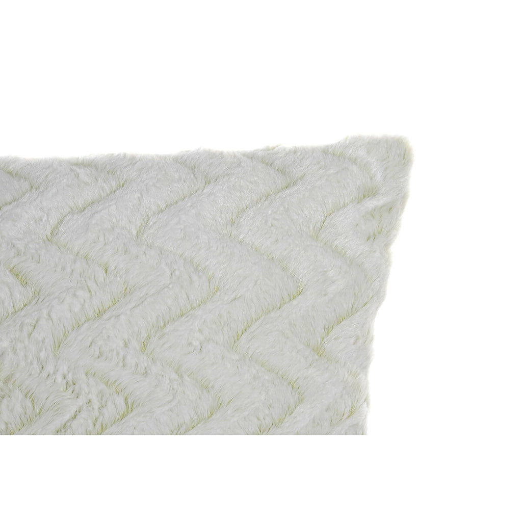 Zigzag Cushion – White, 45 x 45