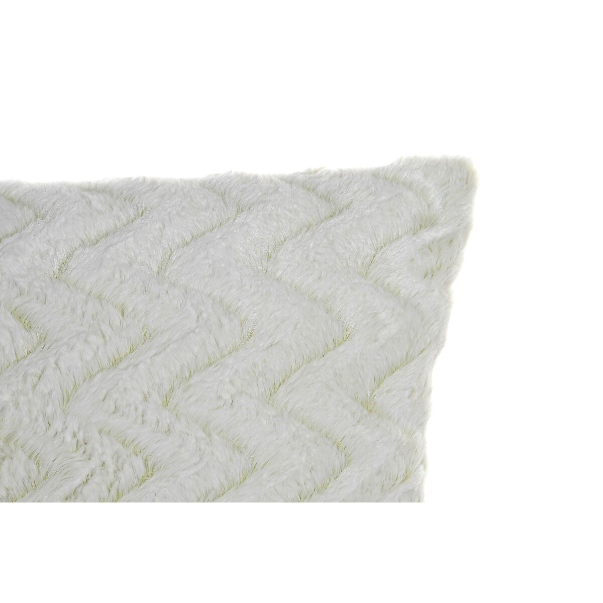 Zigzag Cushion – White, 45 x 45