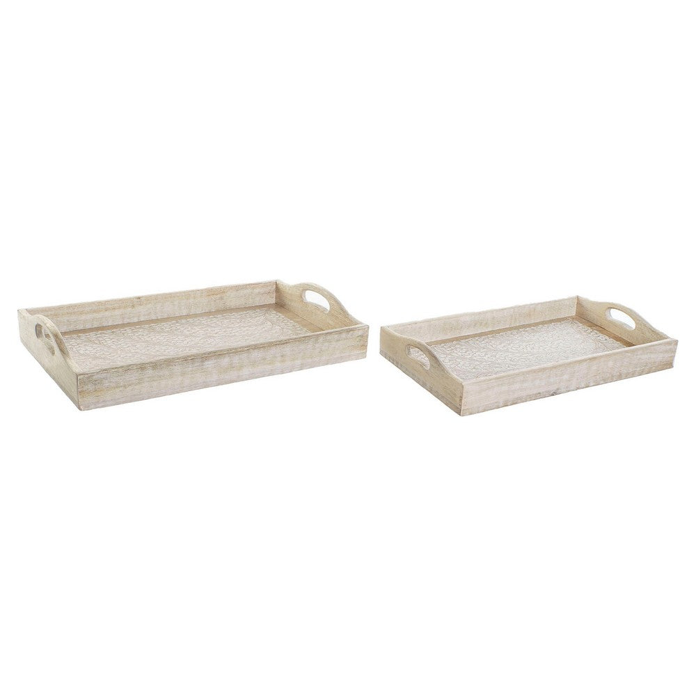 Mango Wood Trays – Set of 2