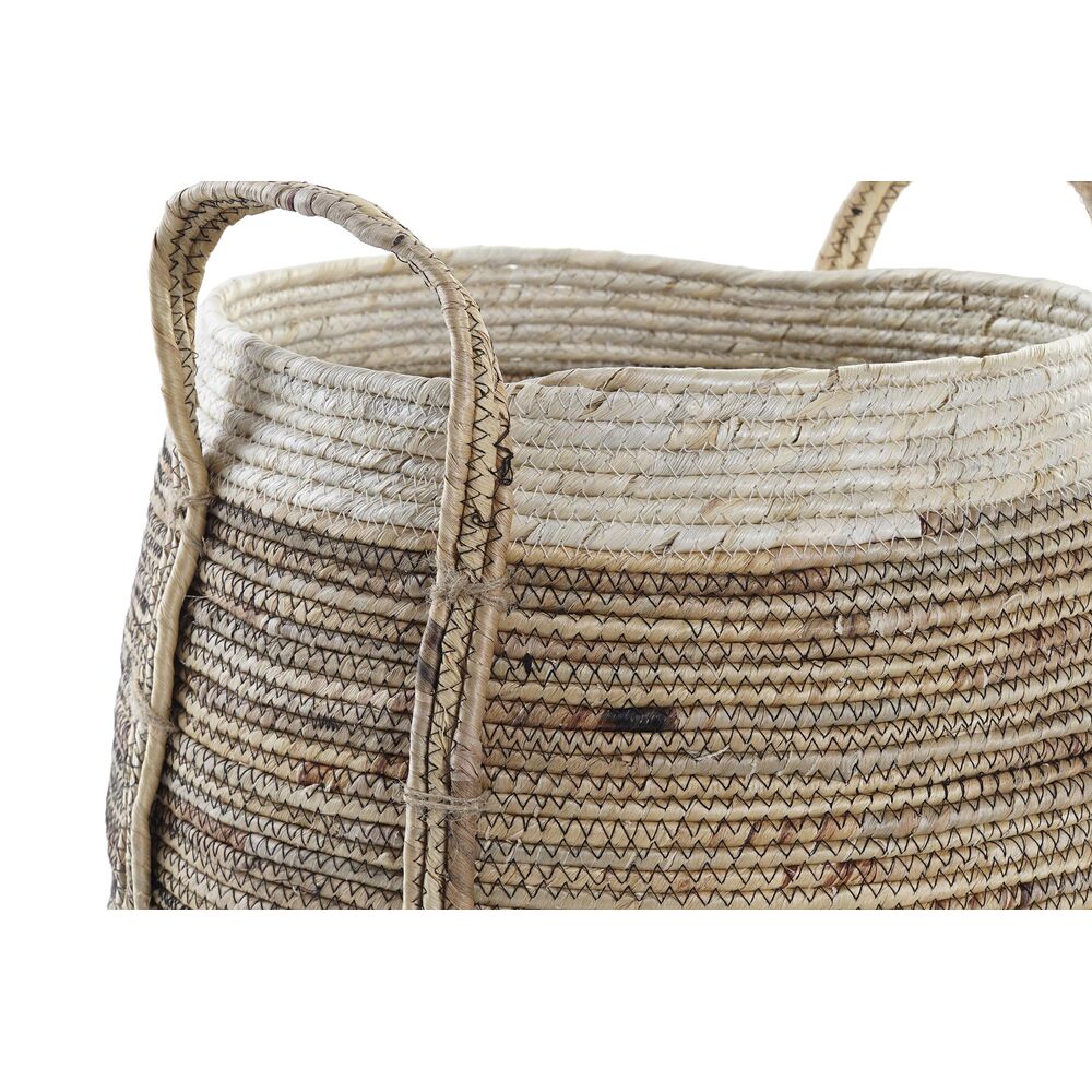 Rush Baskets with Handles – Set of 2