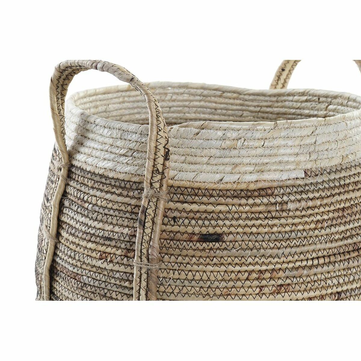 Rush Baskets with Handles – Set of 2