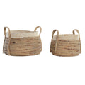 Rush Baskets with Handles – Set of 2