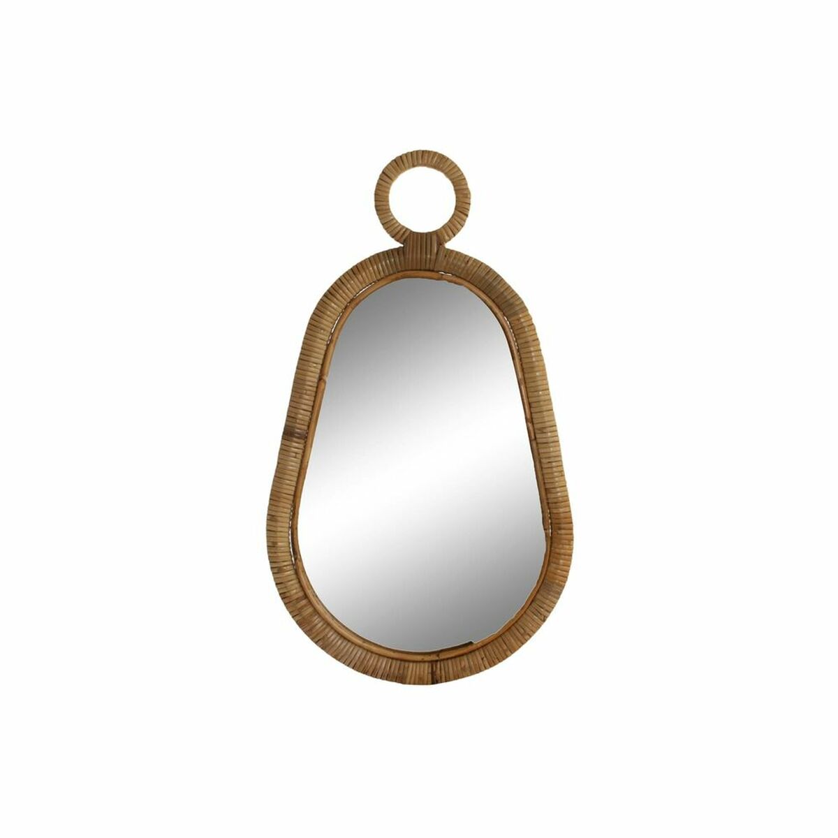 Tropical Rattan Oval Mirror