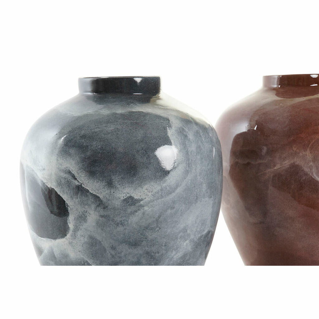Marmo Marble-Look Vases – Set of 2