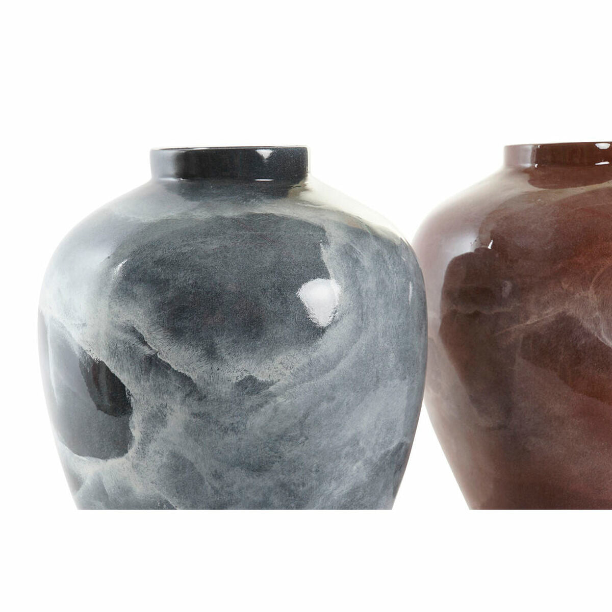 Marmo Marble-Look Vases – Set of 2